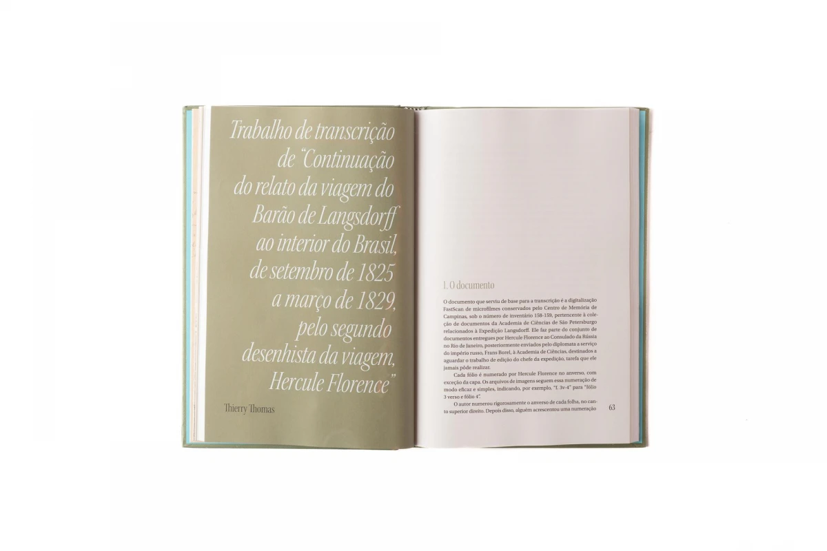 O Livro Segundo de Hercule Florence: relato inédito da Expedição Langsdorff de Cuiabá a Belém (1827-1829)